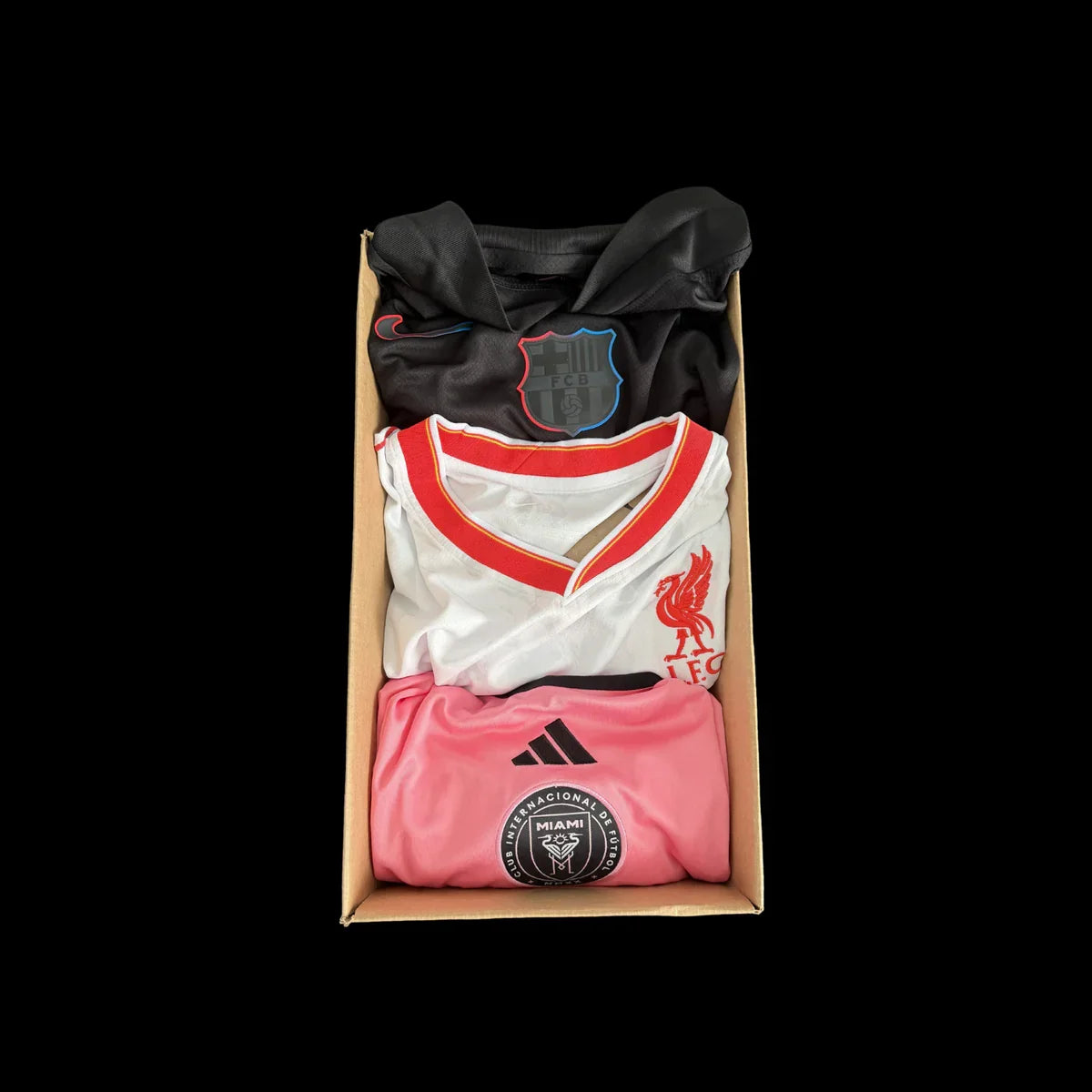 x3 FOOTBALL SHIRTS BOX
