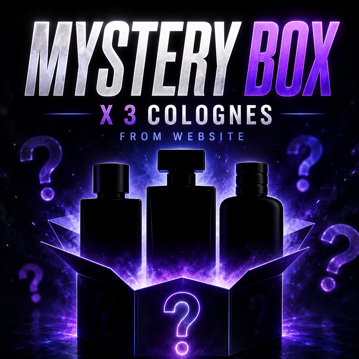 x3 MYSTERY COLOGNES BOX FROM WEBSITE